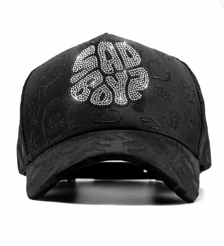 Dandy Hats x Junior H Sad Boyz Premium Streetwear Snapback – Black Adjustable Unisex Hat for Men & Women