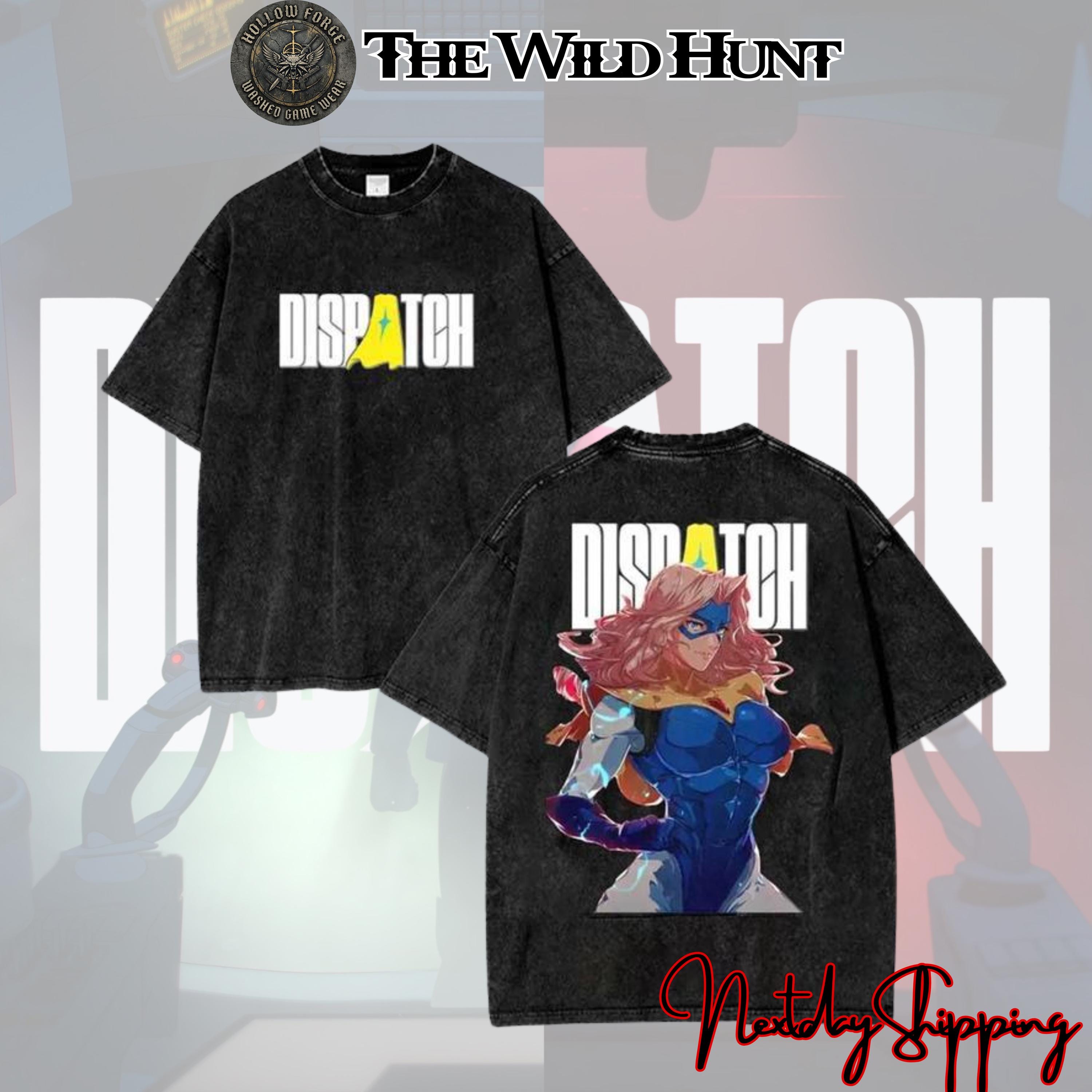 Dispatch Blonde Blazer Super Hero Game T-Shirt Unisex, Dispatch 2025 graphic Acid Washed Tee TV Show Gift For Comic Lover, Movie Lover