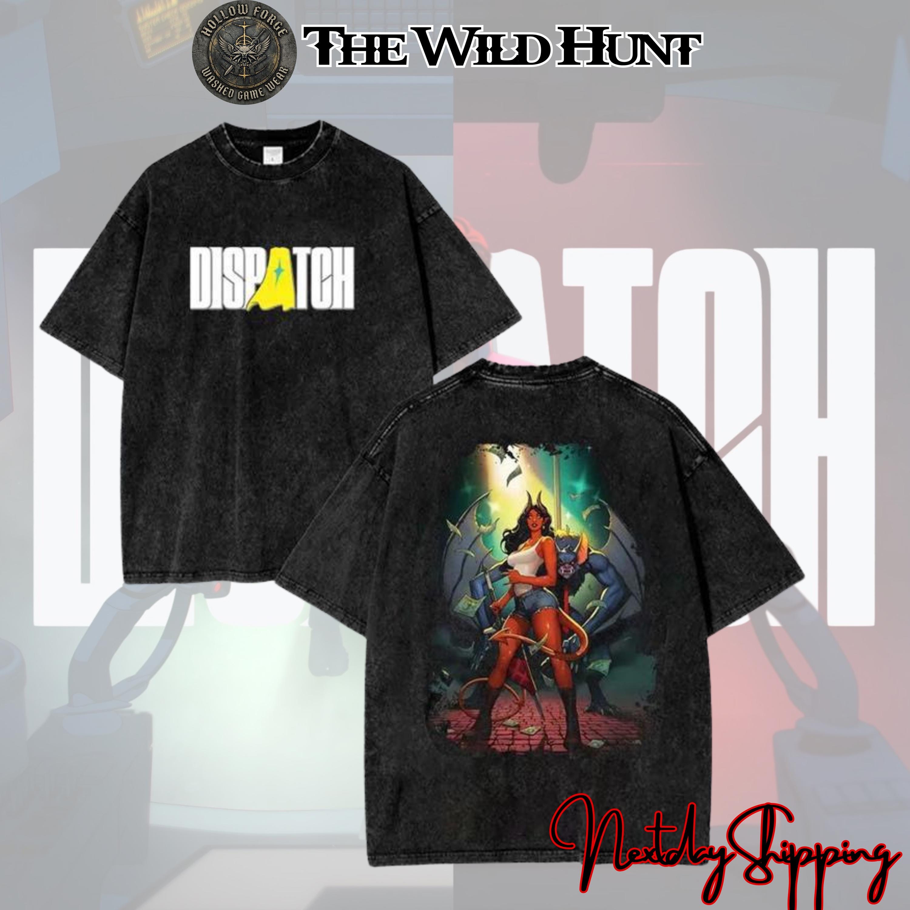 Dispatch Malevola Washed Shirt, Super Hero Game Graphic Tee, Retro Vintage Gamer Shirt, Unisex Casual Top, Dispatch 2025 Gaming Fan Gift