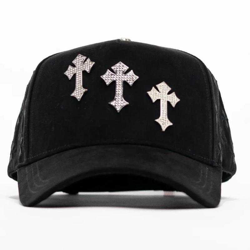 Gorra Barbas Hats Triple Cross Chrome Edition Snapback